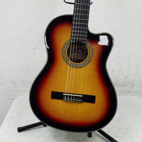 Vist Large View of Product Image Which is Used stadium NY-970EQ Laminate Top Acoustic Guitar Sunburst