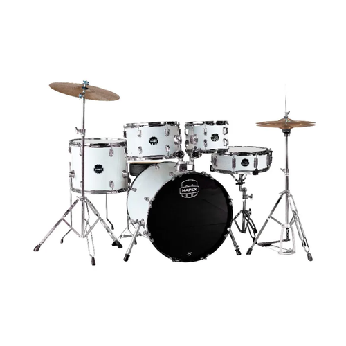Vist Large View of Product Image Which is New - MAPEX COMET 5PC KIT W/HARDWARE WHITE THIN GRAIN