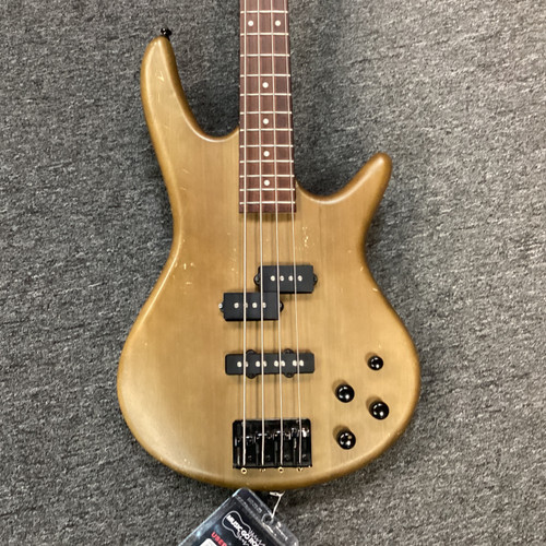 Vist Large View of Product Image Which is Used Ibanez GIO GSR200M P Type Bass Guitar Natural 4-String
