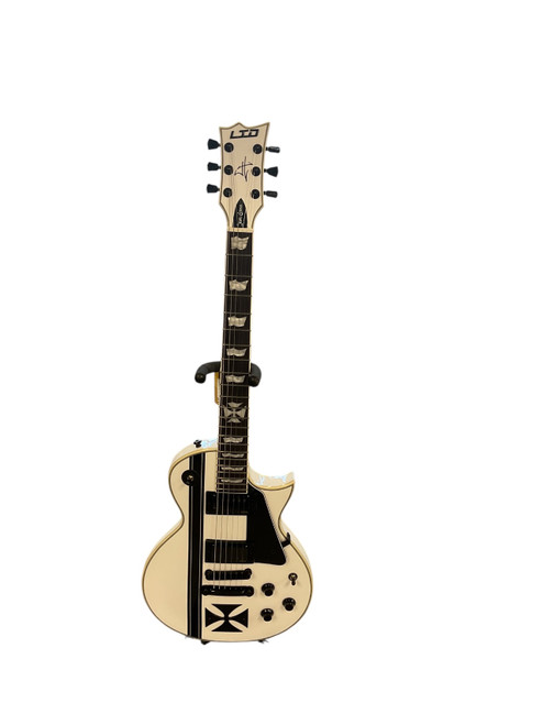 Vist Large View of Product Image Which is Used LTD IRON CROSS LP Type Electric Guitar White 6-String