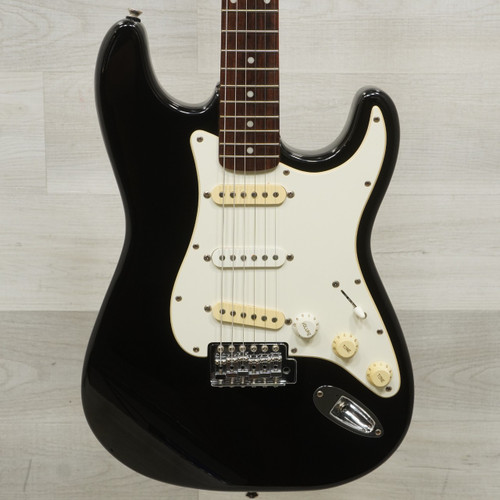 Vist Large View of Product Image Which is Used Squier Affinity Strat Electric Guitar Black