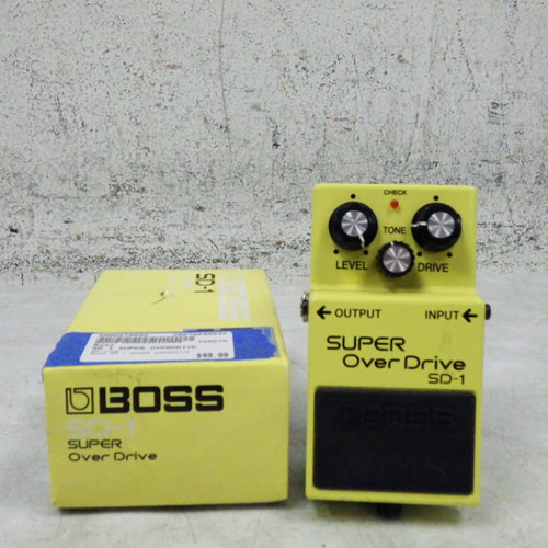 Vist Large View of Product Image Which is Used Boss SD 1 super Overdrive Distortion Pedal