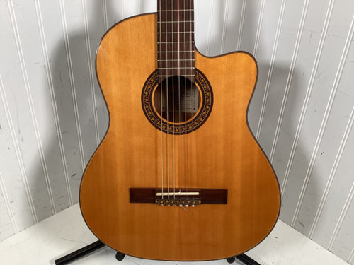 Vist Large View of Product Image Which is Used Ibanez GA6CE-14-02 Laminate Top Acoustic Guitar Natural