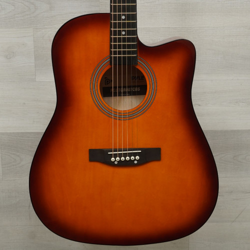 Vist Large View of Product Image Which is Used PGSTGR007CBS Laminate Top Acoustic Guitar As Is Neck