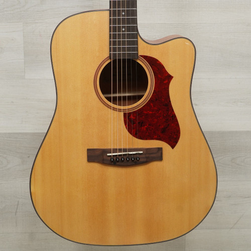 Vist Large View of Product Image Which is Used Donner DAG-1C Laminate Top Acoustic Guitar Natural