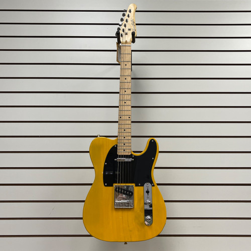 Vist Large View of Product Image Which is Used Sawtooth ET T Type Electric Guitar Yellow 6-String
