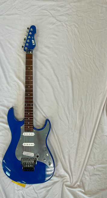 Vist Large View of Product Image Which is Used 2019 custom shop ESP SNAPPER TAE 2 S Type Electric Guitar Blue 6-String