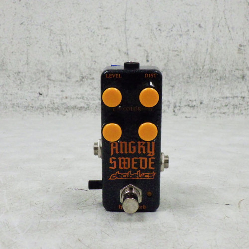 Vist Large View of Product Image Which is Used Decibelics Angry Swede Distortion Pedal