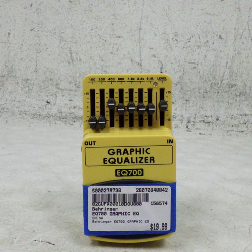 Vist Large View of Product Image Which is Used Behringer EQ700 GRAPHIC EQ EQ Pedal