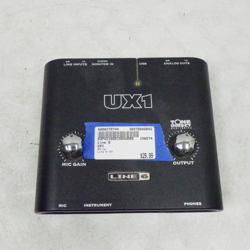 Vist Large View of Product Image Which is Used Line 6 UX1 Computer Interface 1 A/D Recording Inputs