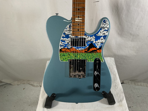Vist Large View of Product Image Which is Used PARTS TELECASTER T Type Electric Guitar Blue 6-String