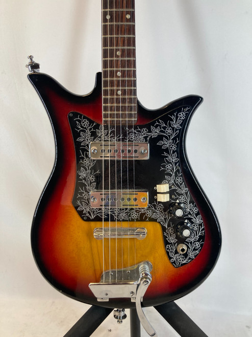 Vist Large View of Product Image Which is Used Teisco TULIP ET-200 S Type Electric Guitar Sunburst 6-String