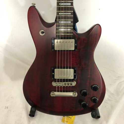 Vist Large View of Product Image Which is Used Squier MASTER M-80 Double Cut Electric Guitar Red 6-String
