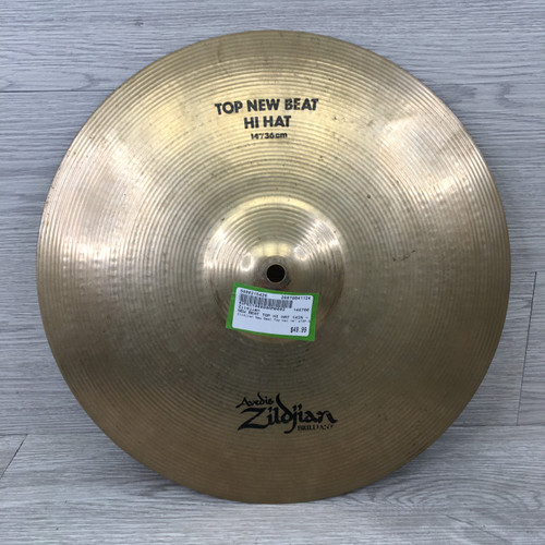Vist Large View of Product Image Which is Used Zildjian New Beat Top Hi Hat 14" --TOP ONLY