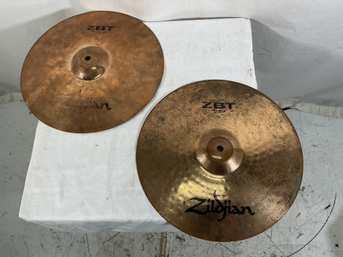 Vist Large View of Product Image Which is Used Zildjian ZBT 14 IN HI HATS Hi Hat Cymbals 14"