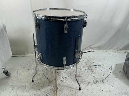 Vist Large View of Product Image Which is Used NO BRAND (Brandless Product) 16IN FLOOR TOM Floor Tom Blue 16"