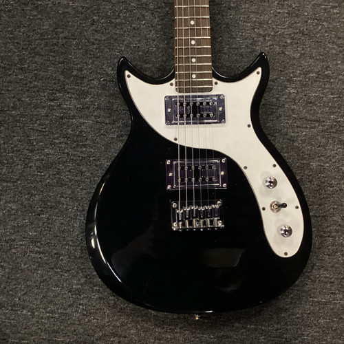 Vist Large View of Product Image Which is Used First Act ME445 MODIFIED Double Cut Electric Guitar Black 6-String