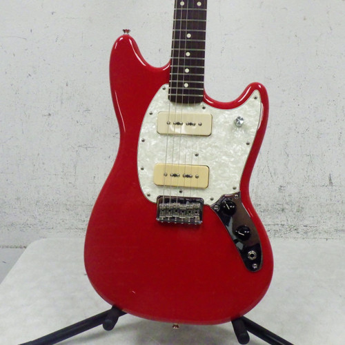 Vist Large View of Product Image Which is Used Fender 2017 player Mustang 90 S Type Electric Guitar Red 6-String
