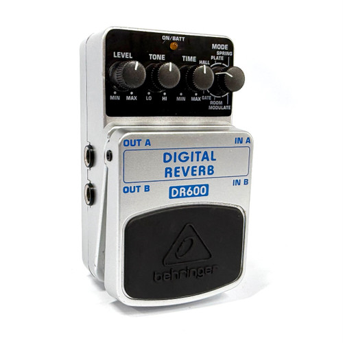 Vist Large View of Product Image Which is Used Behringer DR600 Reverb PedalUsed Behringer DR600 Reverb Pedal