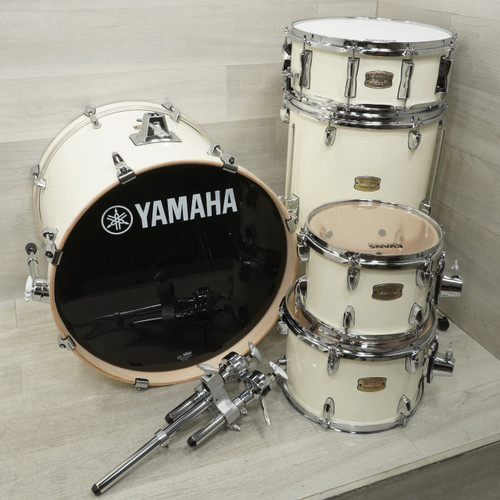 Vist Large View of Product Image Which is Used Yamaha Stage Custom Drum Shell Kit White