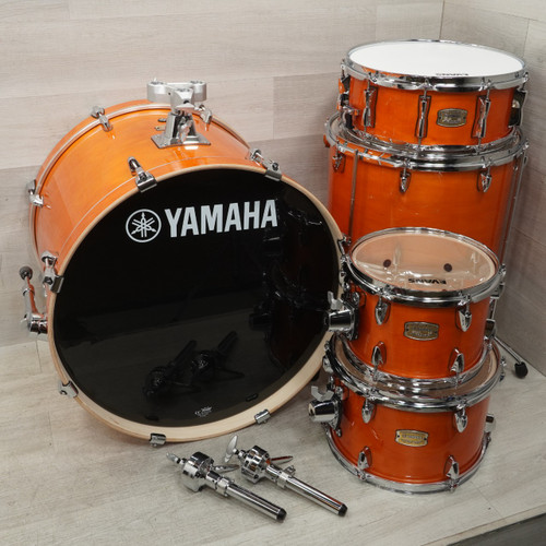 Vist Large View of Product Image Which is Used Yamaha Stage Custom Drum Shell Kit Honey Amber