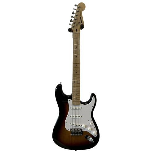 Vist Large View of Product Image Which is Used Squier STRATOCASTER BY FENDER S Type Electric Guitar Cherry Sunburst 6-String