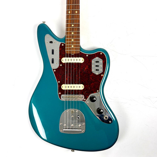 Vist Large View of Product Image Which is Used Fender Vintera 60s Jaguar Electric Guitar Blue 6-String