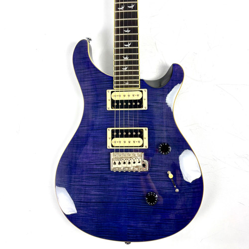 Vist Large View of Product Image Which is Used Paul Reed Smith - PRS SE Custom 24 Electric Guitar Blue 6-String