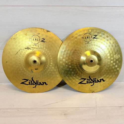 Vist Large View of Product Image Which is Used Zildjian 13 IN PLANET Z HIHAT PAIR Hi Hat Cymbals 13"