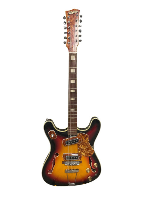 Vist Large View of Product Image Which is Used Bruno ROYAL ARTIST 12 STRING Electric Guitar Sunburst 12-String
