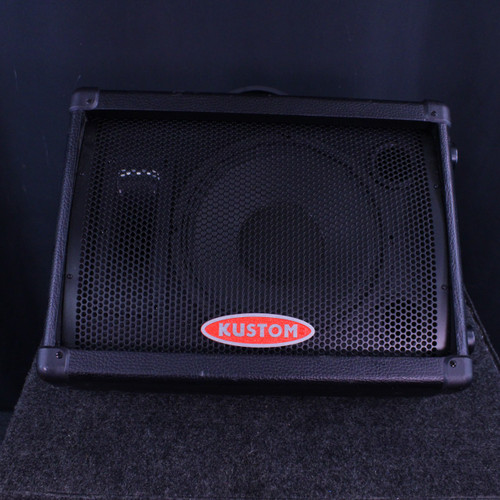 Vist Large View of Product Image Which is Used Kustom KPM10 POWERED WEDGE Powered Full Range Speaker Cabinet