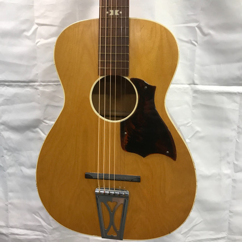 Vist Large View of Product Image Which is Used Stella H927 PARLOR Vintage Laminate Top Acoustic Guitar Natural