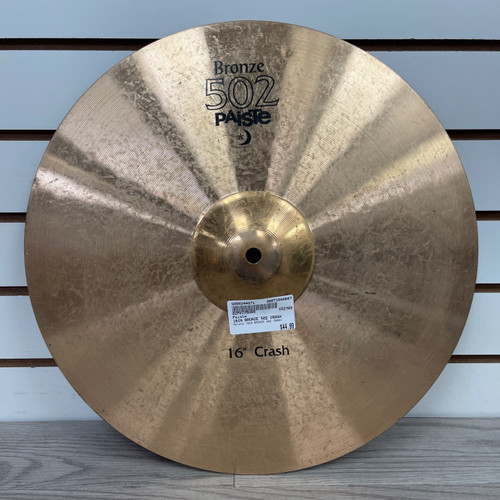 Vist Large View of Product Image Which is Used - Paiste 16IN BRONZE 502 CRASH