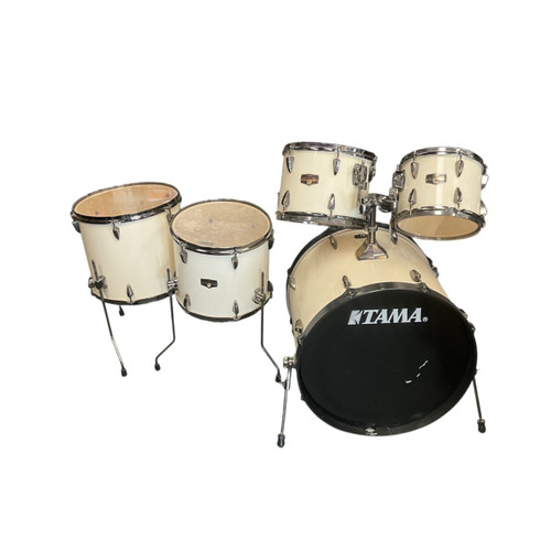 Vist Large View of Product Image Which is Used Tama Imperialstar 6 Piece Drum Shell Kit White