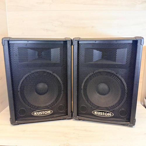 Vist Large View of Product Image Which is Used Kustom KPC12 PASSIVE PA SPEAKER PAIR Passive Full Range Speaker Cabinet