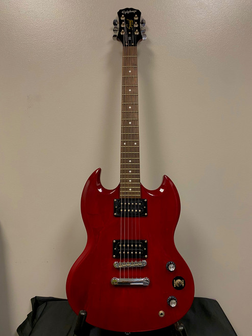 Vist Large View of Product Image Which is Used Epiphone SG SPECIAL SG Type Electric Guitar Red 6-String