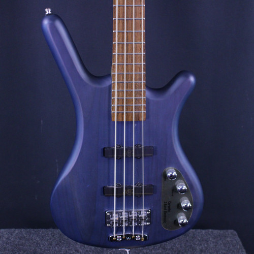 Vist Large View of Product Image Which is Used Warwick ROCKBASS CORVETTE Bass Guitar Blue 4-String
