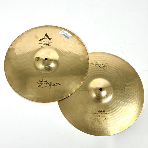 Vist Large View of Product Image Which is Used Zildjian 15IN A MASTERSOUND HIHATS Hi Hat Cymbals 15"