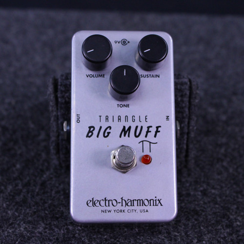 Vist Large View of Product Image Which is Used Electro Harmonix (E/H) TRIANGLE BIG MUFF Fuzz Pedal