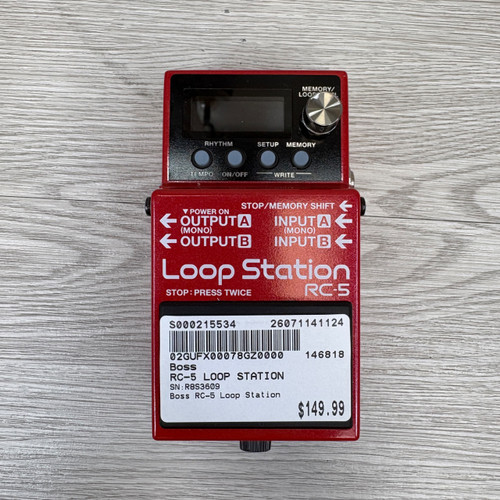 Vist Large View of Product Image Which is Used Boss RC-5 LOOP STATION Looper Pedal