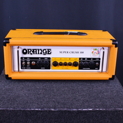 Vist Large View of Product Image Which is Used Orange SUPER CRUSH 100 HEAD Solid State Guitar Head