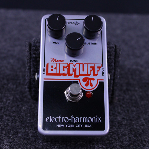 Vist Large View of Product Image Which is Used Electro Harmonix (E/H) BIG MUFF NANO Fuzz Pedal