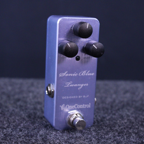 Vist Large View of Product Image Which is Used One Control SONIC BLUE TWANGER Boost Pedal