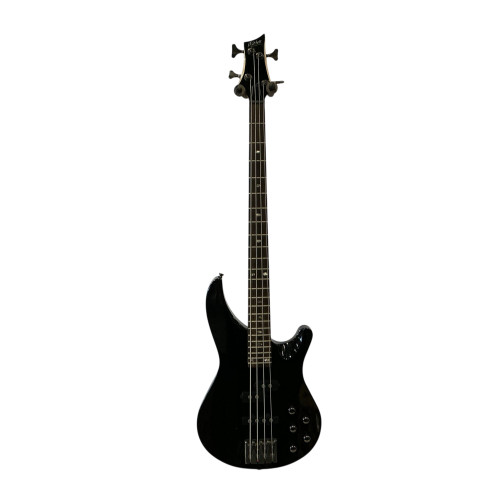 Vist Large View of Product Image Which is Used Mitchell MB200 Modern Metal Bass Guitar Black 4-String