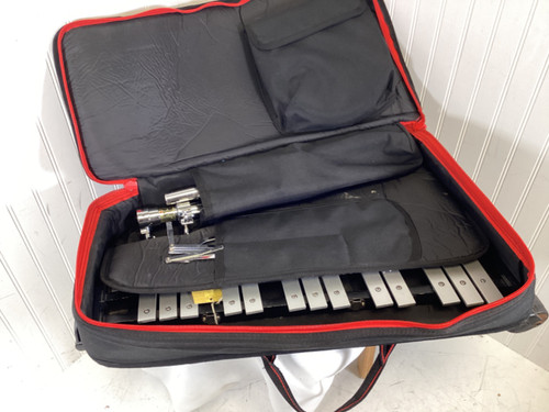 Vist Large View of Product Image Which is Used Vic Firth BELL KIT WITH WHEELS Bell Kit in Gig Bag