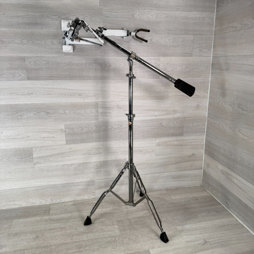 Vist Large View of Product Image Which is Used Tama Weighted Boom Cymbal Stand - Double Tom Mount Top