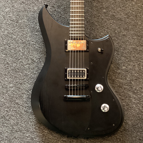 Vist Large View of Product Image Which is Used Dunable DE YETI Double Cut Electric Guitar Black 6-String