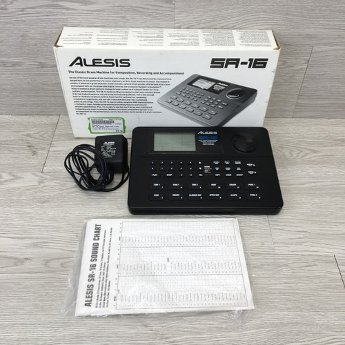 Vist Large View of Product Image Which is Used Alesis SR-16 DRUM MACHINE W/AC Compact Drum Machine