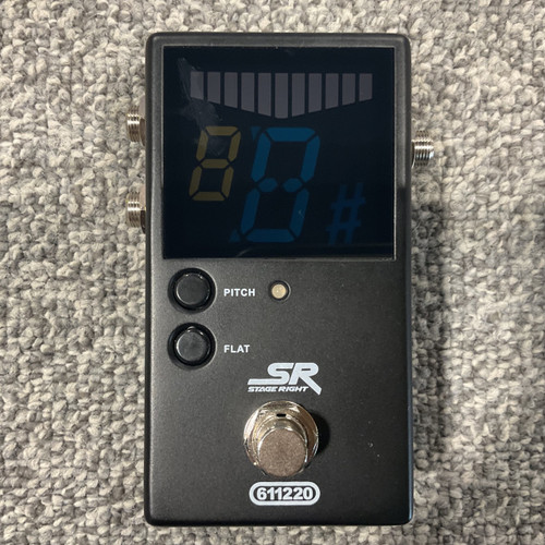 Vist Large View of Product Image Which is Used STAGE RIGHT 611220 CHROMATIC TUNER Guitar Pedal