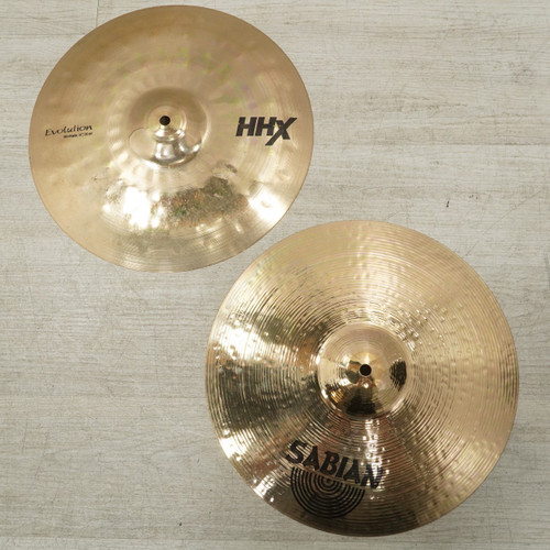 Vist Large View of Product Image Which is Used Sabian Hhx Evolution Hi Hat Cymbals 14 - Inch